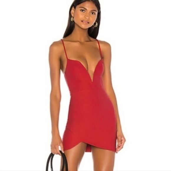 NBD Mini Dress In Red S - Picture 1 of 7